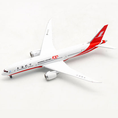 JC Wings Shanghai Airlines for boeing B787-9 B-1111 1/400 Pre-built Model