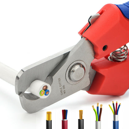 IWISS Solar PV Tools WX-206 Solar Cable Cutter Up To 24mm² Cable Cutting Pliers