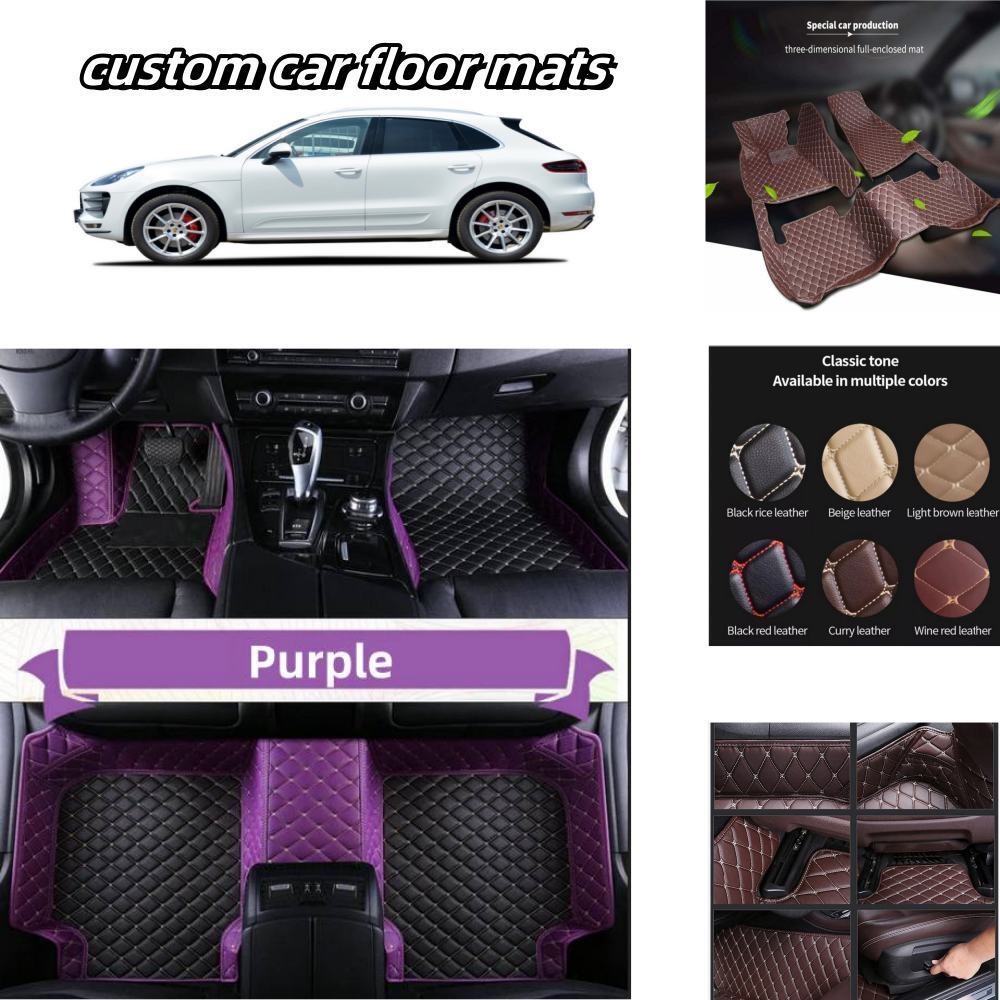 For Porsche All Models Car Floor Mats Custom Cargo Carpets Waterproof Liner Rugs
