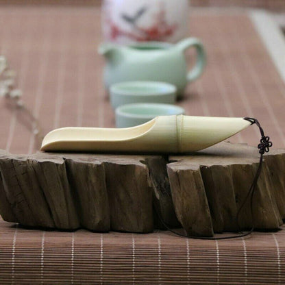 Tea Service Tea Set Scoops Chinese Traditional Natural Ecological Bamboo Spoon