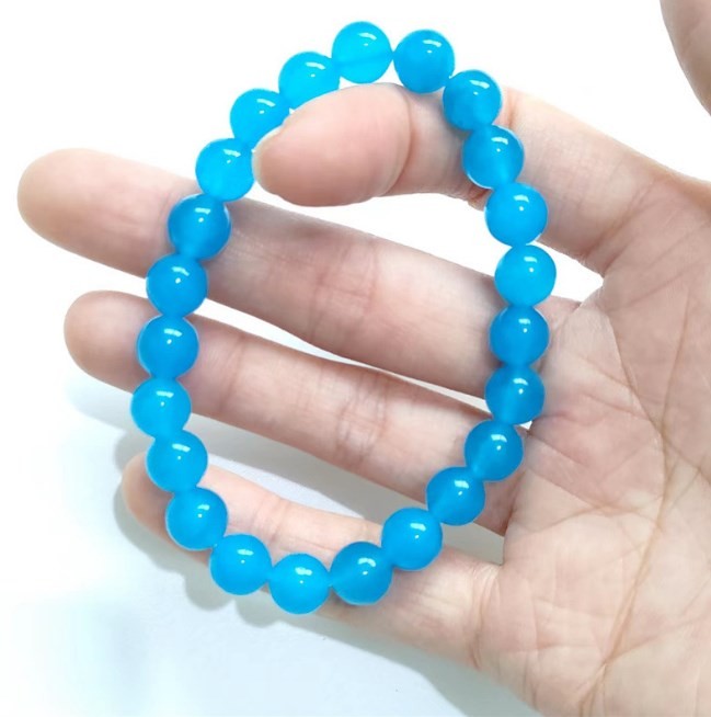 6/8/10/12/14Mm Natural Mixed Multicolor Jade Round Gemstone Beads Bracelet 7.5"