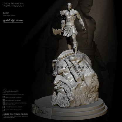 1/32 Resin Figure model God of war Unassembled Unpainted