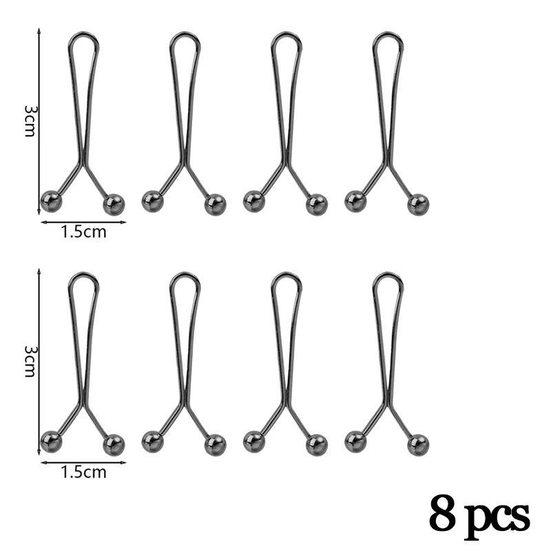 8x Jeans Skirts Detachable Buckle Adjustable Sleeve Clip Pants Waist Tightening