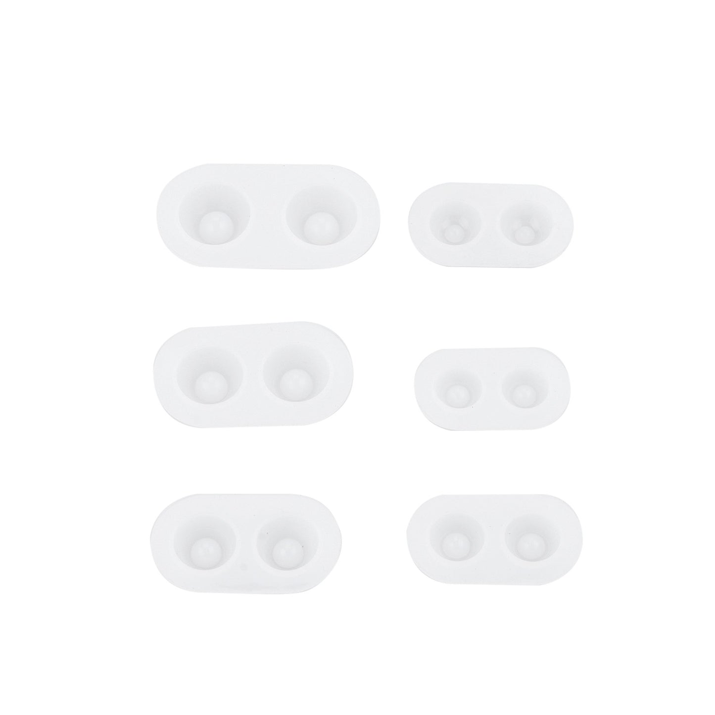 12 Sizes 0.6-2.2cm Multifunctional Clear Silicone Doll Eye Mold Resin DIY Craft