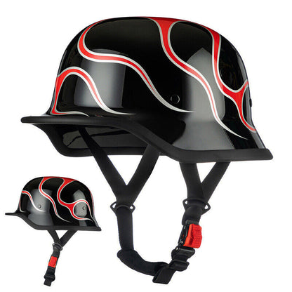 Retro German Style Motorcycle Half Helmet Men Women Helmet Duck Helmet Gift DOT