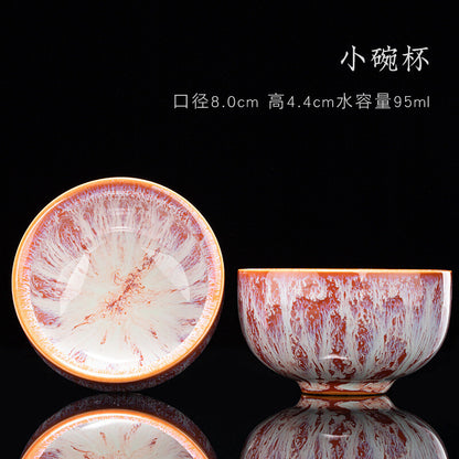 Tea Cup Ceramic Kungfu Teacup Chinese Jianzhan Traditional Ceramic Art Best Gift