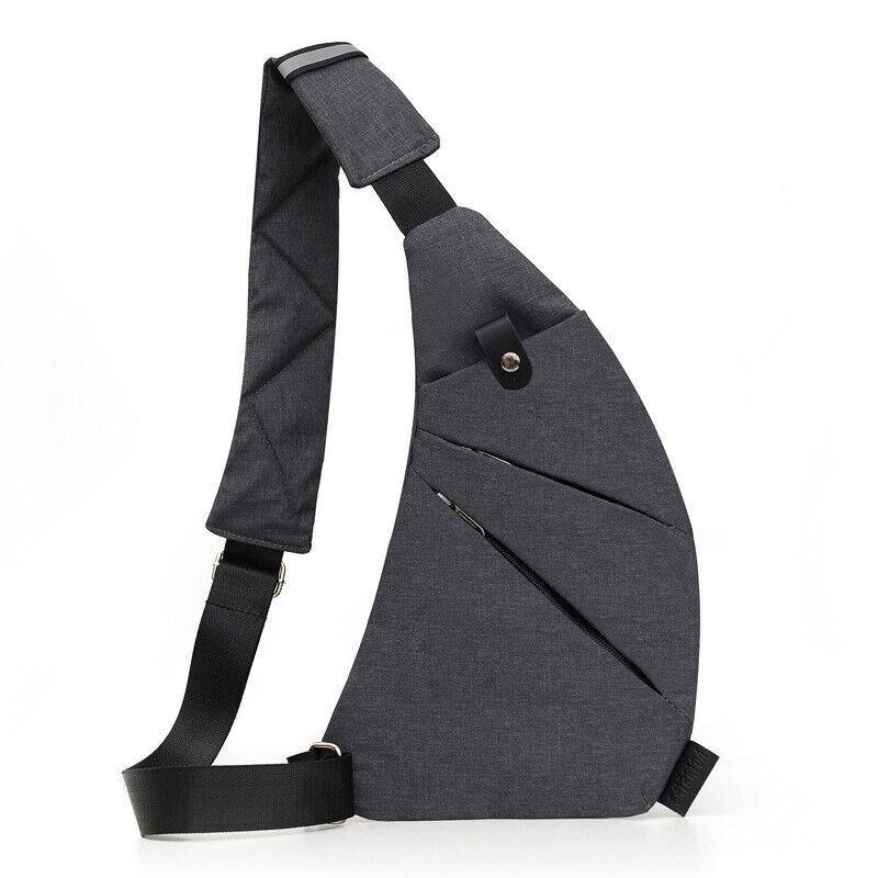 Thin Chest Bag Waterproof Phone Holster Small Crossbody Tactical Nylon Side Bag