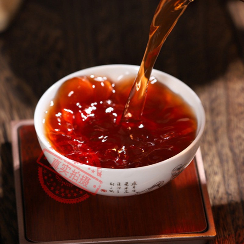 357g Yunnan Ban Zhang Ancient Charm 2022 Early Spring Pu'er Tea Ripe Tea Cake
