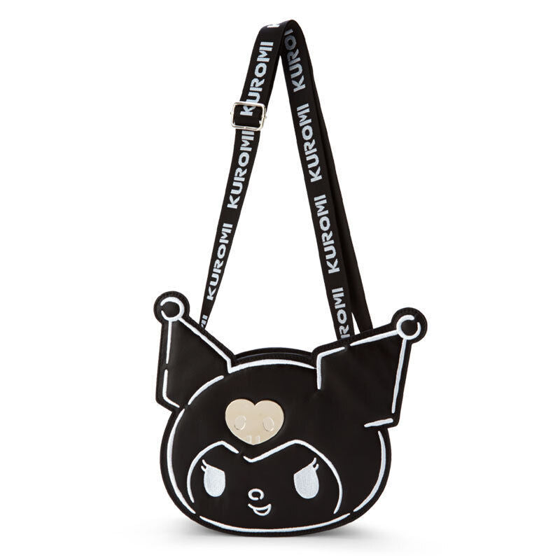 New Kuromi Black Embroidered Cartoon Fashion Crossbody Bag Shoulder Bag