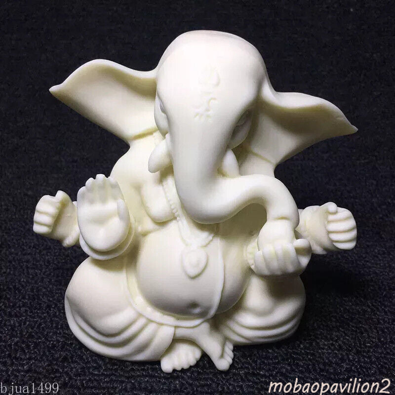 Indian Elephant God Carving Buddha Statue Hand-engraved with Environmentally