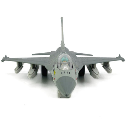 1:72 F16 Fighter Jet Airplane Model Diecast Military Toy Airplane for Boys Gray
