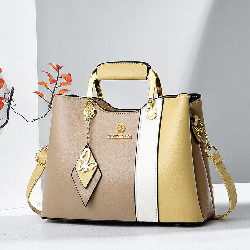 Women Lady Crossbody PU Leather Messenger Bag Shoulder Handbag Purse Tote Bag