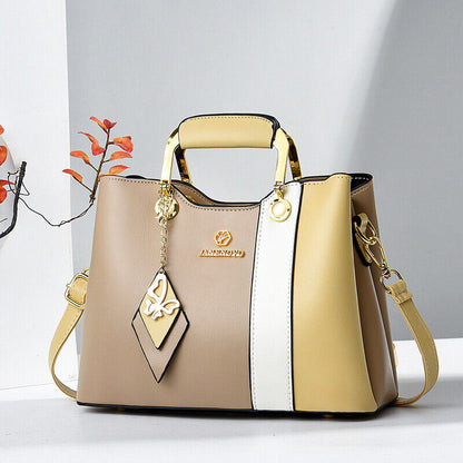 Women Lady Crossbody PU Leather Messenger Bag Shoulder Handbag Purse Tote Bag