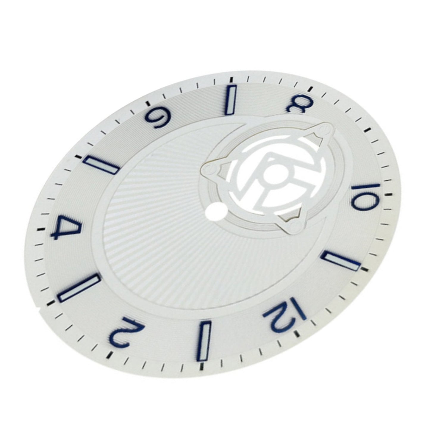 36.5mm Green Luminous Watch Dial Face Plate Replacement For NH38 Movement