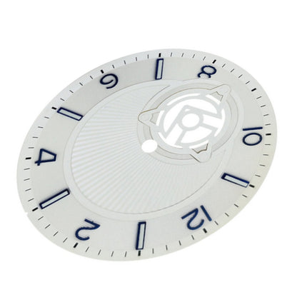 36.5mm Green Luminous Watch Dial Face Plate Replacement For NH38 Movement
