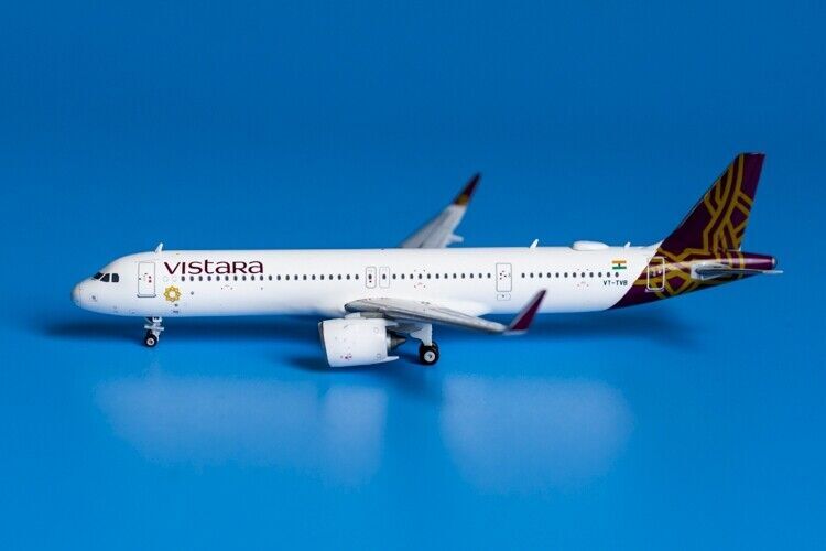 1:400 JC Wings Vistera AIRBUS A321neo Passenger Airplane Diecast Aircraft Model