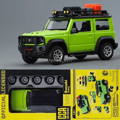 1/32 Scale Suzuki Jimny Model Car Kit Diecast Toy Cars Boys Toys for Kids Gifts