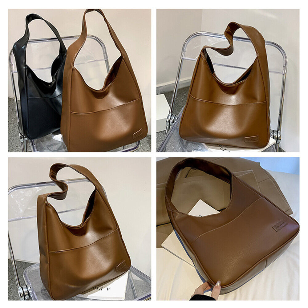 PU Leather Shoulder Bag Messenger Bag Tote Bag Large Capacity Handbags Casual