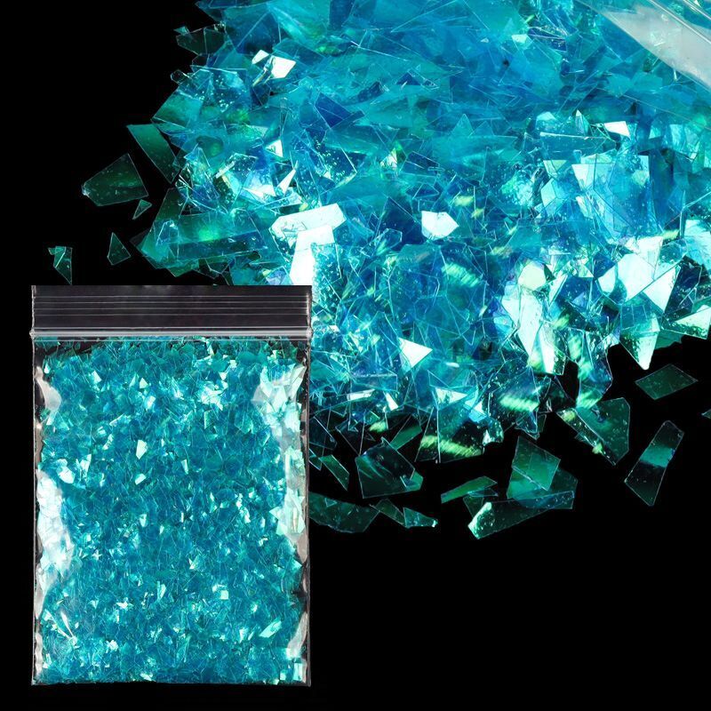 Nail Art Decor 10g Holographic Irregular Sequins Glitter Sparkly Colorful Flakes