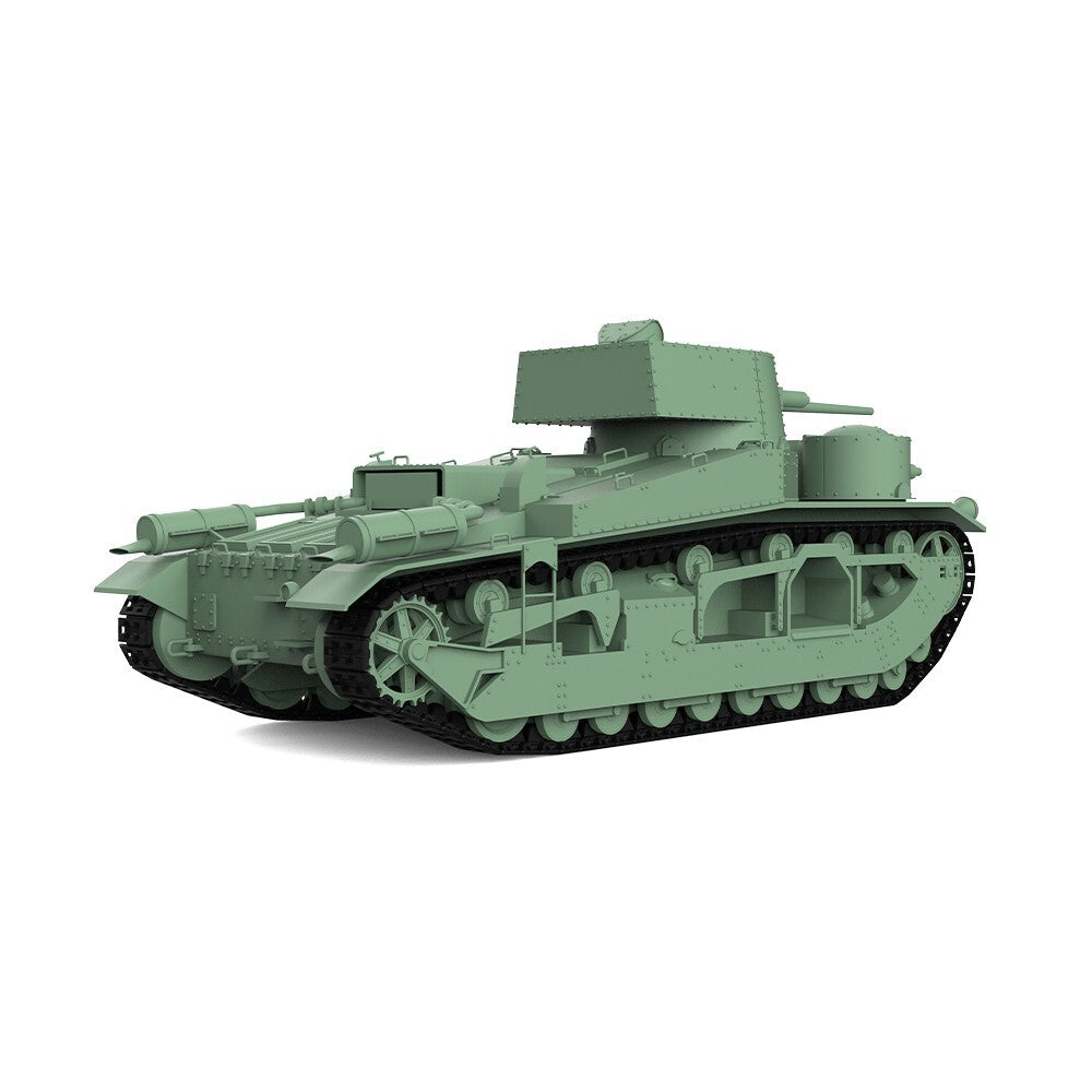 SSMODEL SS72579 1/72 25mm Military Model Kit British Vickers Mk.III Medium Tank