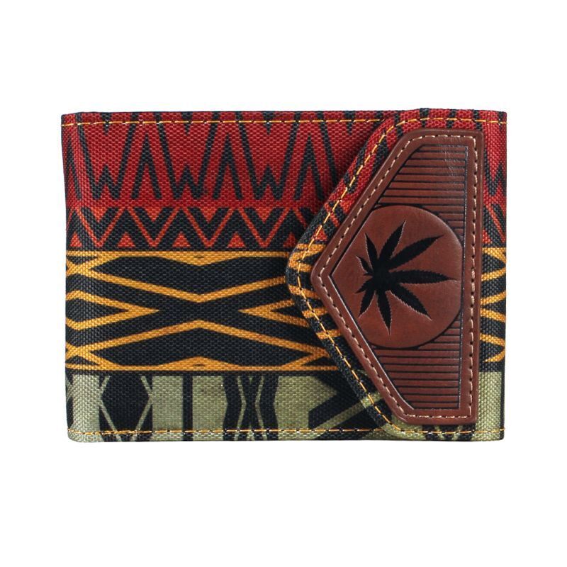 Fashion Wallets Purse Dope Bifold Wallet Polyester Purse 1.5*11*8.5CM Multicolor
