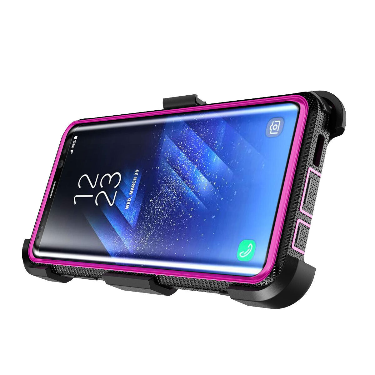 For Samsung Galaxy S8 / Plus Case, w/ Belt Clip Holder Stand Rugged Phone Cover