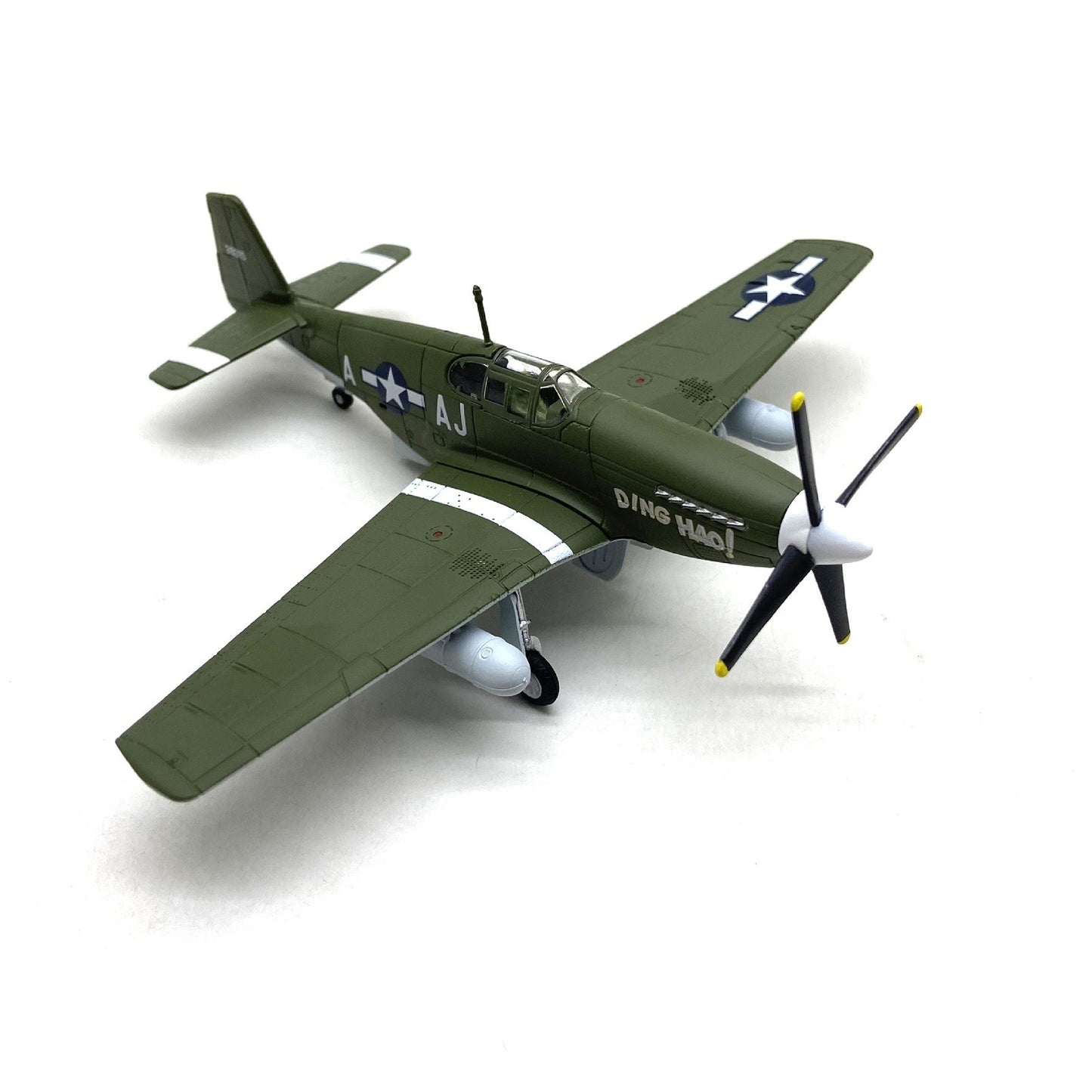 1:72 Military WW2 P-51B Mustang Fighter Alloy Aircraft Model Plane Ornaments A