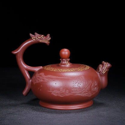 Chinese Yixing Zisha Clay Handmade Exquisite Teapot #8755576