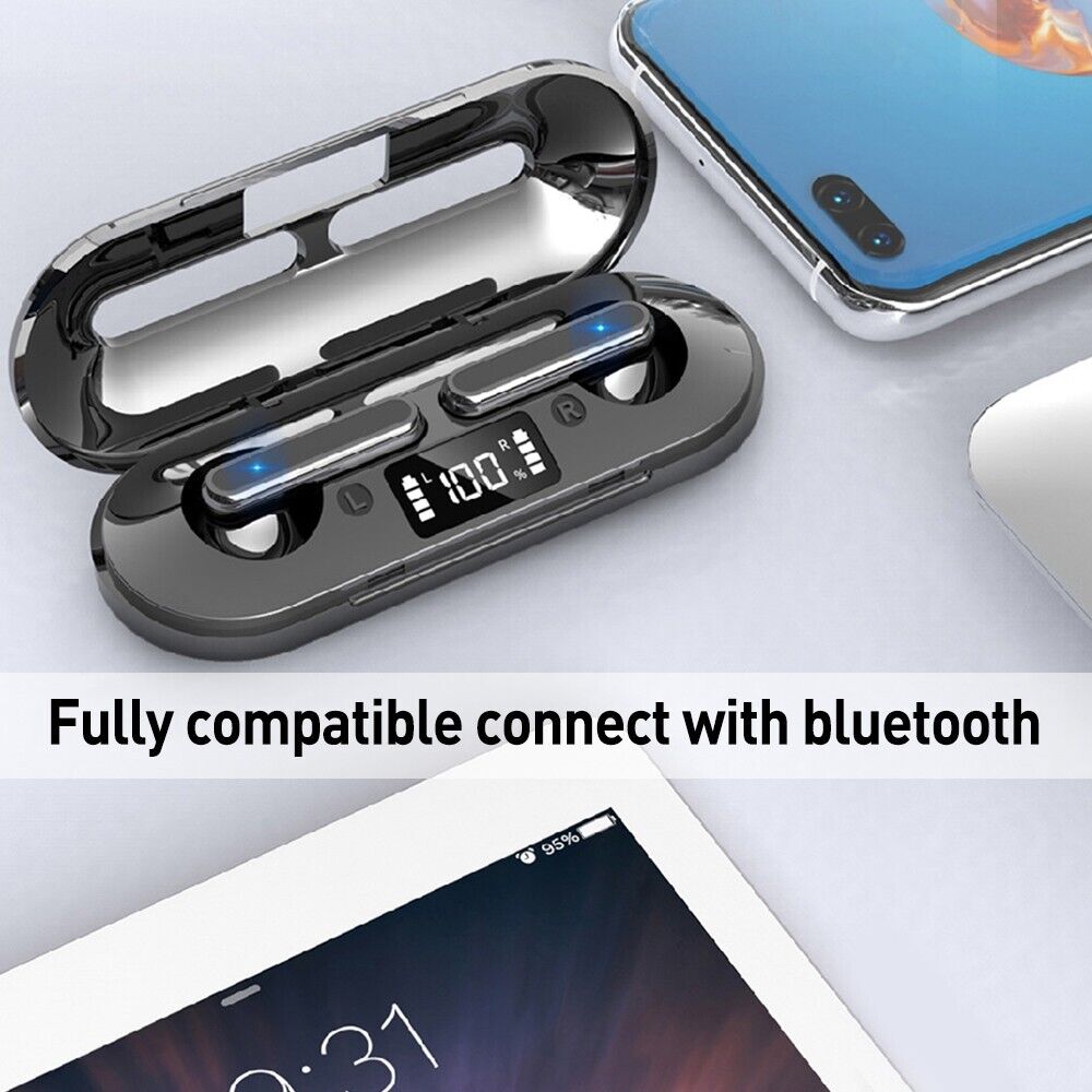 2023 Bluetooth Earbud Headset TWS 5.2 Wireless Earphone Waterproof for All Phone
