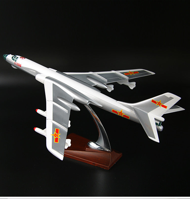 40CM 1:86 China H-6G Bomber Fighter Jet Airplane Resin Aircrarft Plane Model