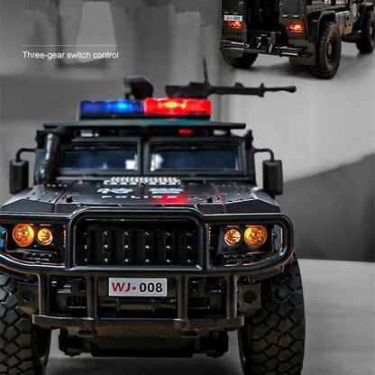 1:32 Tiger Armored Car Truck Diecast Model Car Off-road Police Vehicle Toy Gift