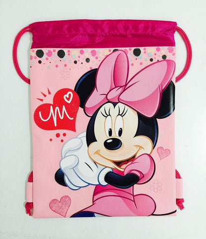 Disney Minnie Mouse Drawstring Backpack - Pink Bag