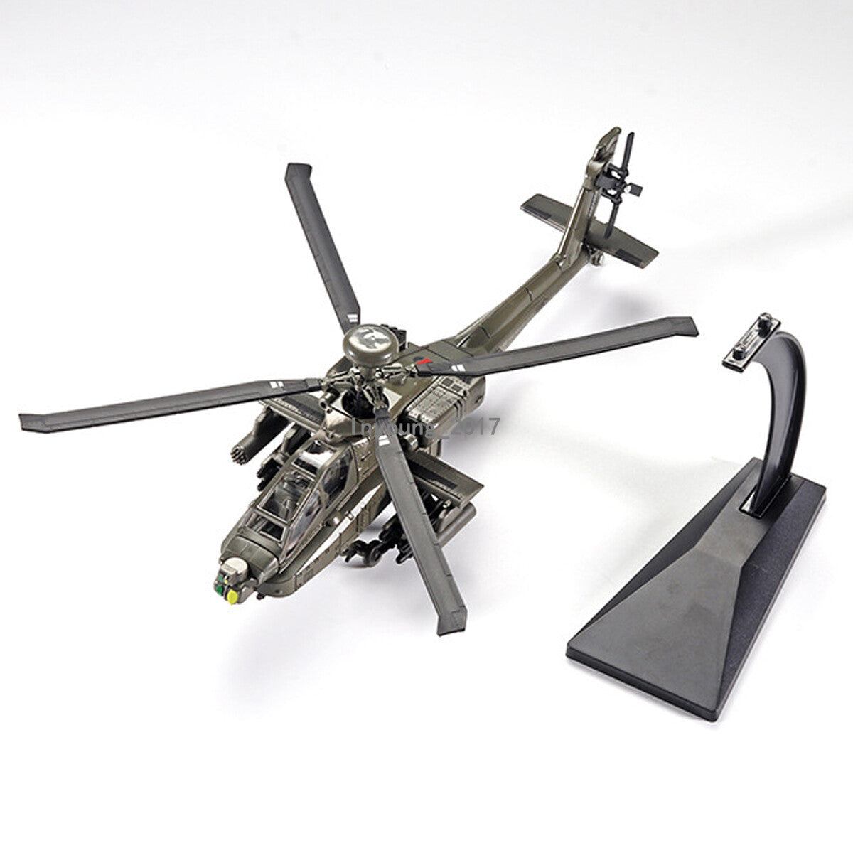 Boeing AH-64 Apache Helicopter Model Diecast Toy Plane Airplane Toys for Boys