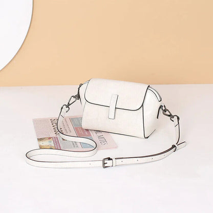 Cowhide Leather Cross Body Small Bag Women Shoulder Shell Hand Bag Bag