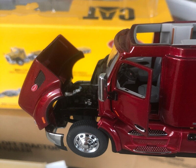 1:50 DM Peterbilt 579 Van Trailer Container Truck Vehicle Lorry Diecast Model