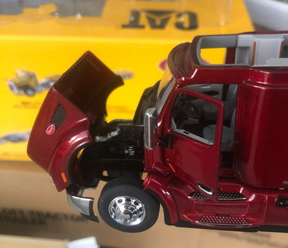 1:50 DM Peterbilt 579 Van Trailer Container Truck Vehicle Lorry Diecast Model