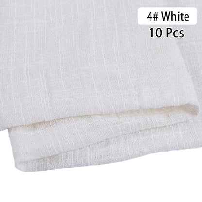10PCS Napkins Retro Cotton Tea Towel Wedding Supplies Home Table Decor