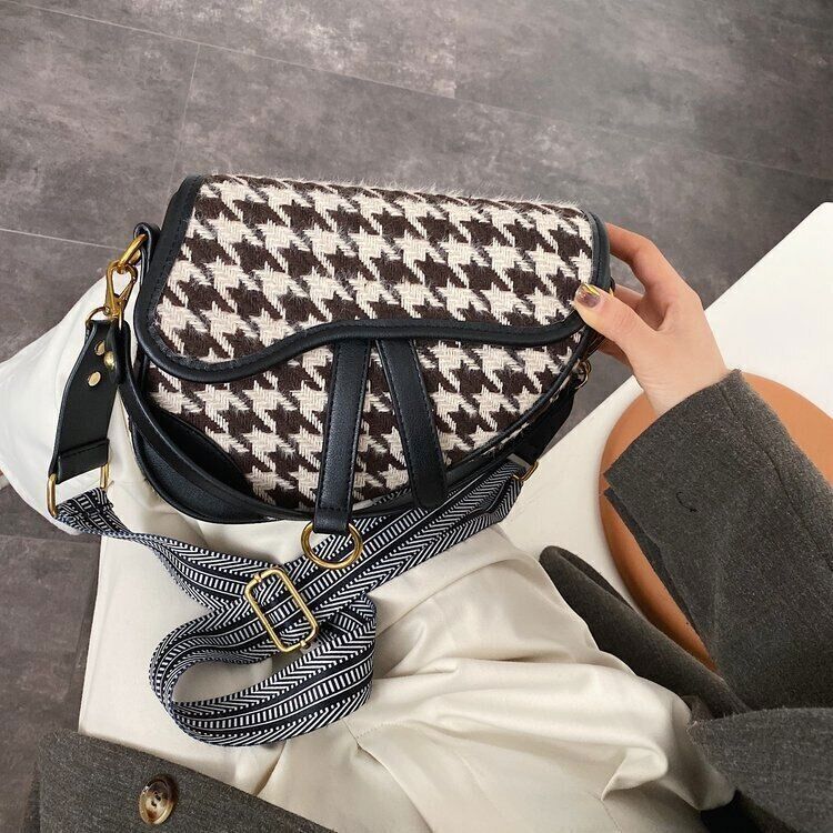 Saddle Handbag Women Shoulder Crossbody Bags Ladies Bag