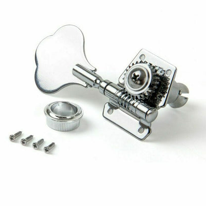 Sliver Zinc Alloy Bass Guitar Tuners Tuning Pegs Keys Machine Heads Gear