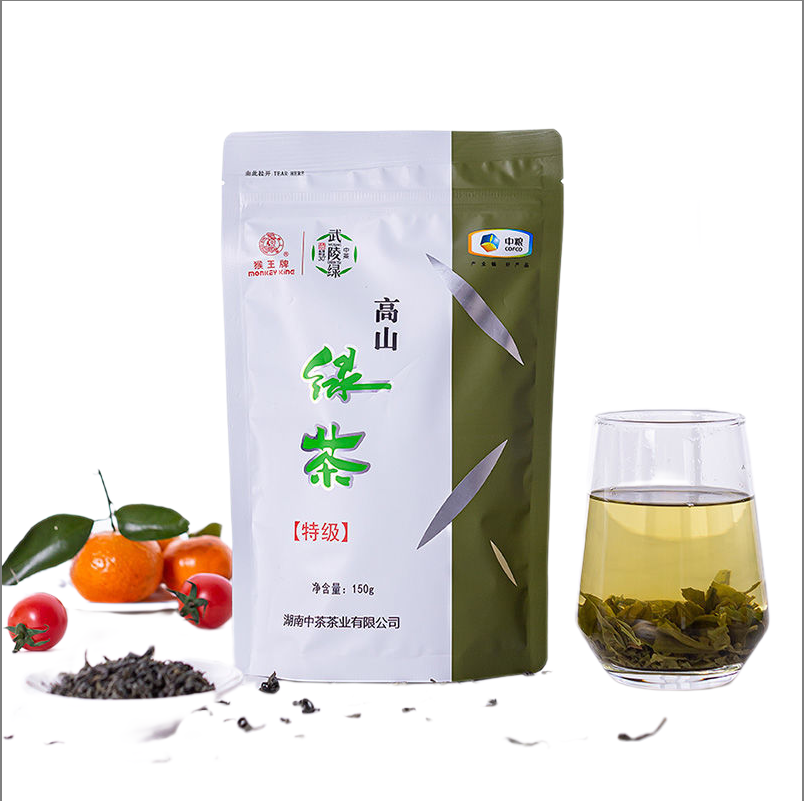Monkey King Brand Premium Green Tea Wuling Mountain Alpine Green Tea 150g