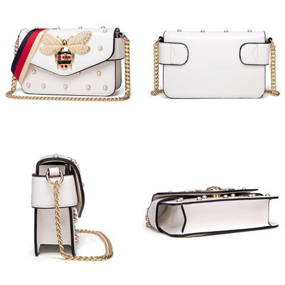 Luxury Metal Women Handbag Bag Fashion Mini Purse Chains Crossbody Messenger Bag
