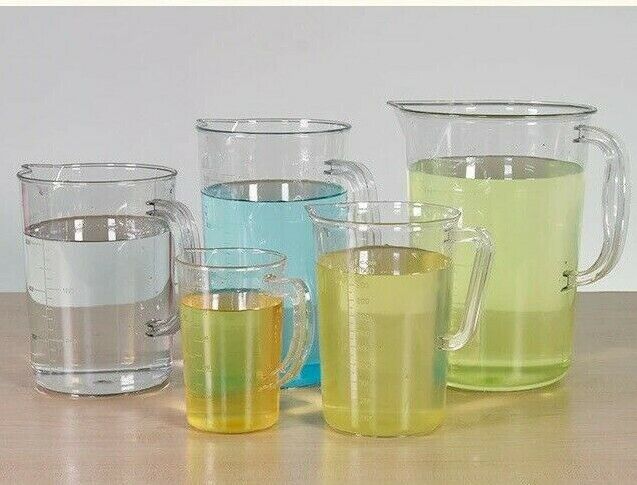 500ml-3L Plastic Measuring Cup Heat Resistant Liquid Jug Container Measure Tools