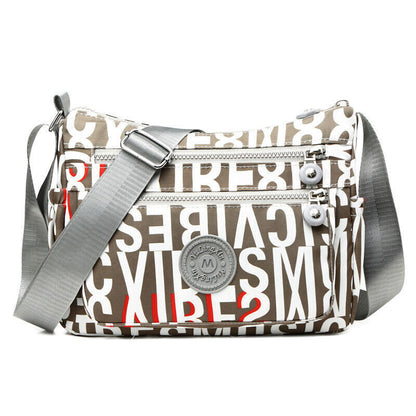 Oxford Shoulder Bag for Women Crossbody Bag Lady Flower Messenger Bags