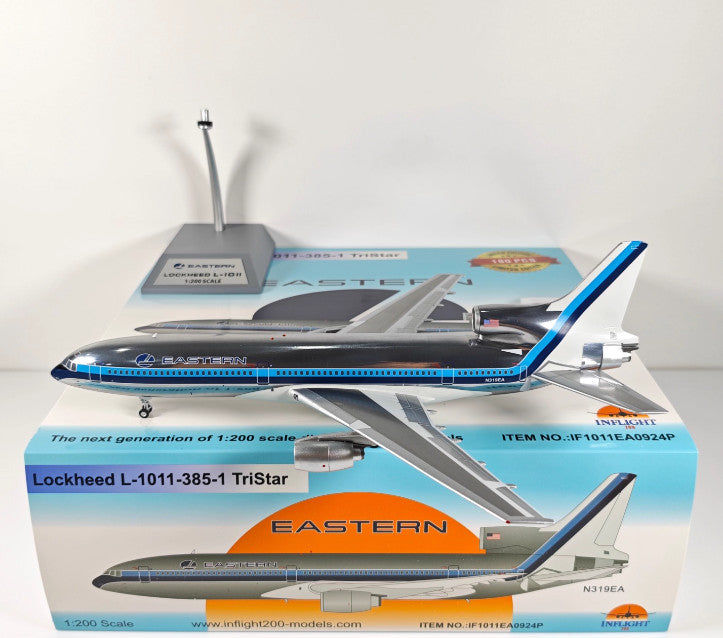 1:200 InFlight EASTERN L-1011-385-1 TriStar N319EA Airplane Diecast Plane Model