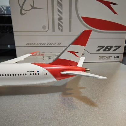 1:400 JC Wings Austrian Airlines Boeing 787-9 Airplane Diecast Aircraft Model