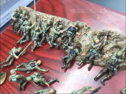 1/72 39Pcs US soldier model of Normandy landings