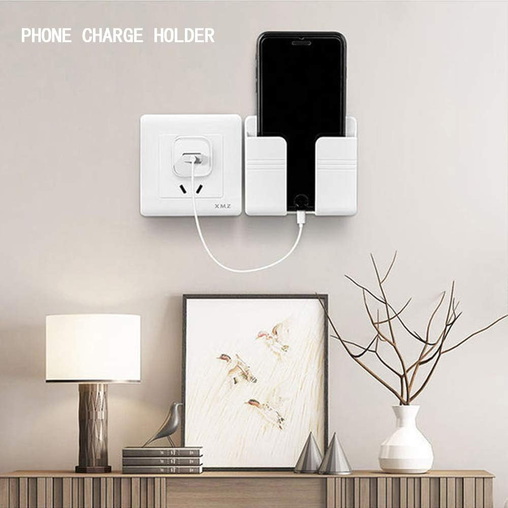 Holder Wall Mounted Mobile Phone Charging Organizer Storage Box Stand Rack Lot
