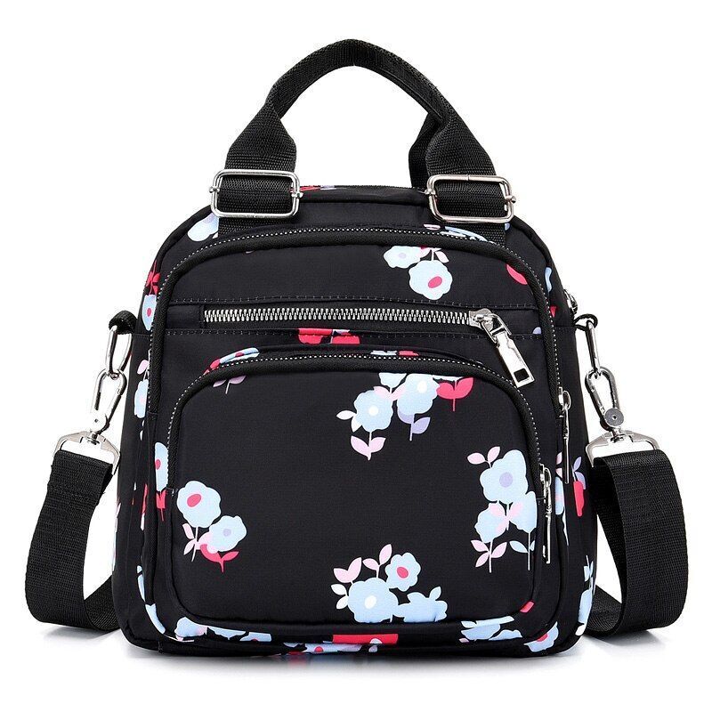 Nylon Waterproof Shoulder Bags Casual Tote Crossbody Purse Messenger Bag Handbag