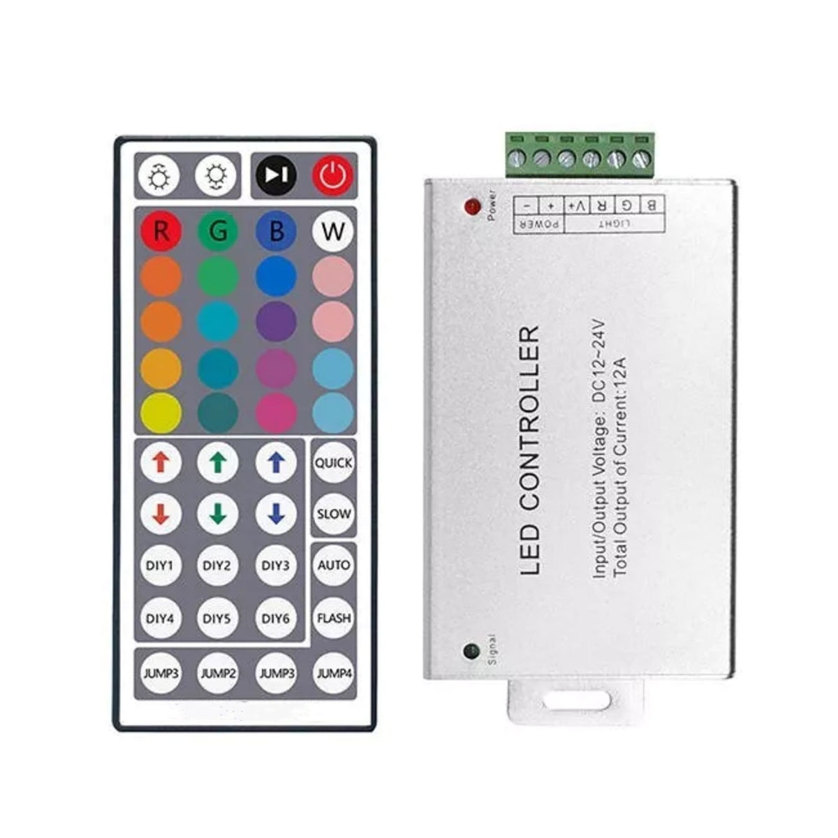 DC 2023 for SMD 5050 LED Strip 44 Key Infrared Remote Control RGB Controller