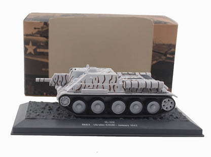 WWII SU-122 RKKA UKRAINE USSR-JANUARY 1943 1/43 DIECAST MODEL TANK